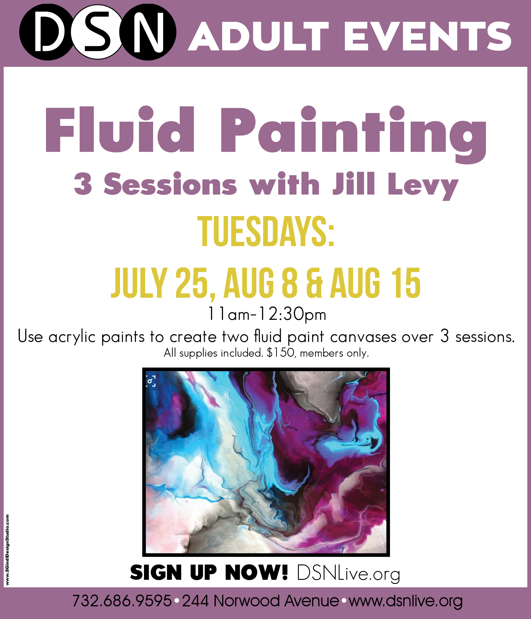 DSN Adult Fluid Painting